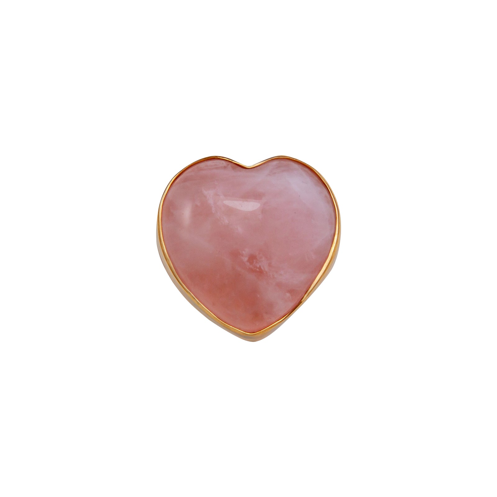 Alchemia Rose Quartz Heart Adjustable Ring | Charles Albert Jewelry