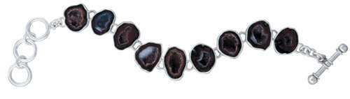 Sterling Silver Tabasco Geode Bracelet | Charles Albert Jewelry