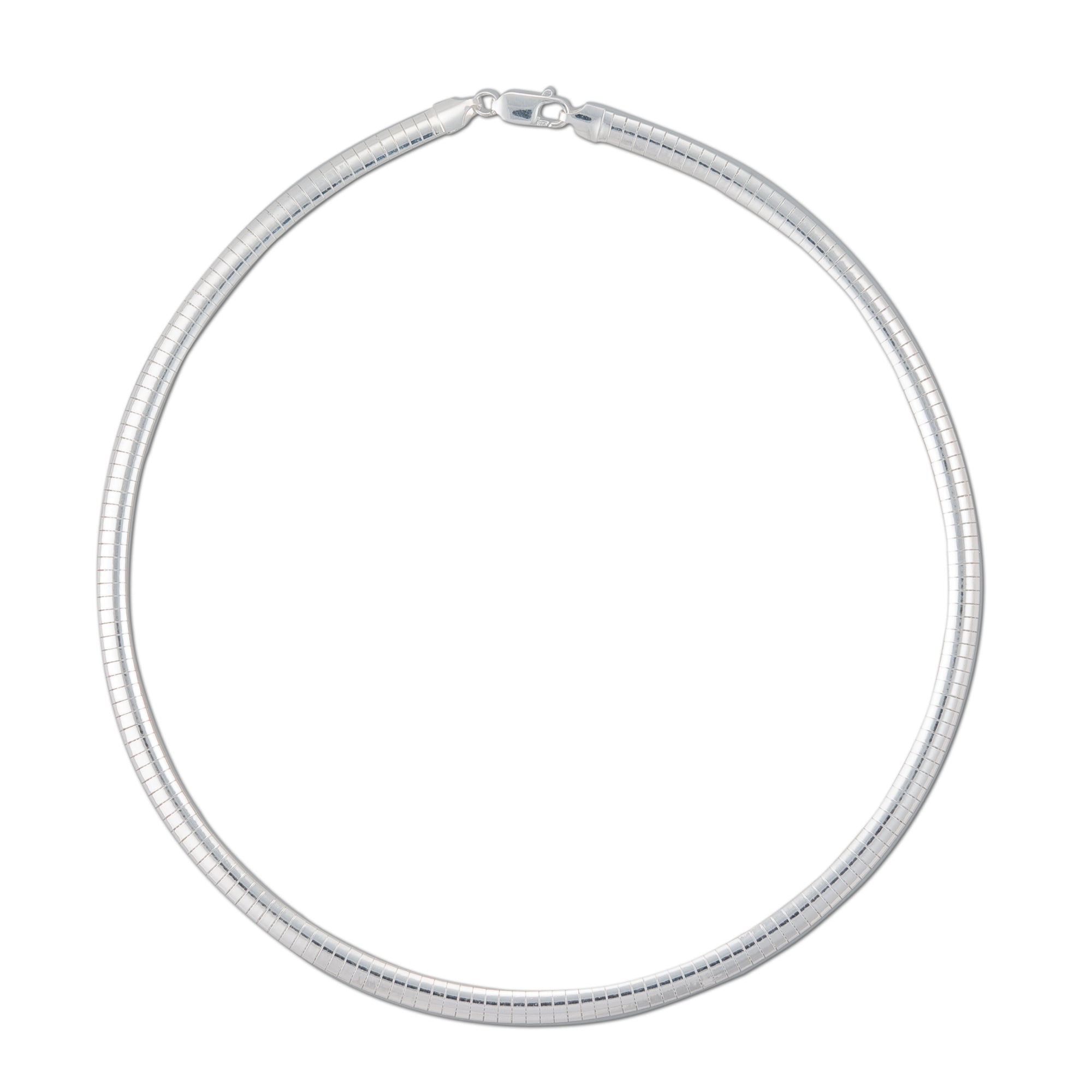 4mm Sterling Silver Classic Omega | Charles Albert Jewelry