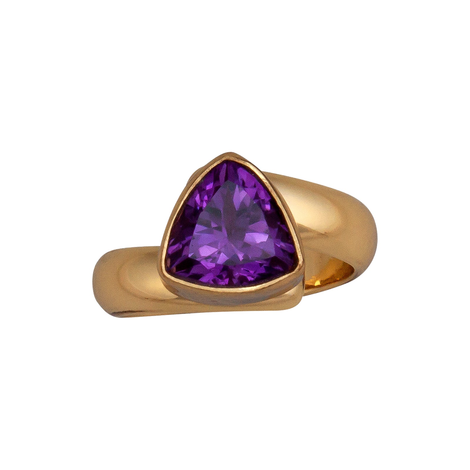 Alchemia Amethyst Trillion Ring | Charles Albert Jewelry