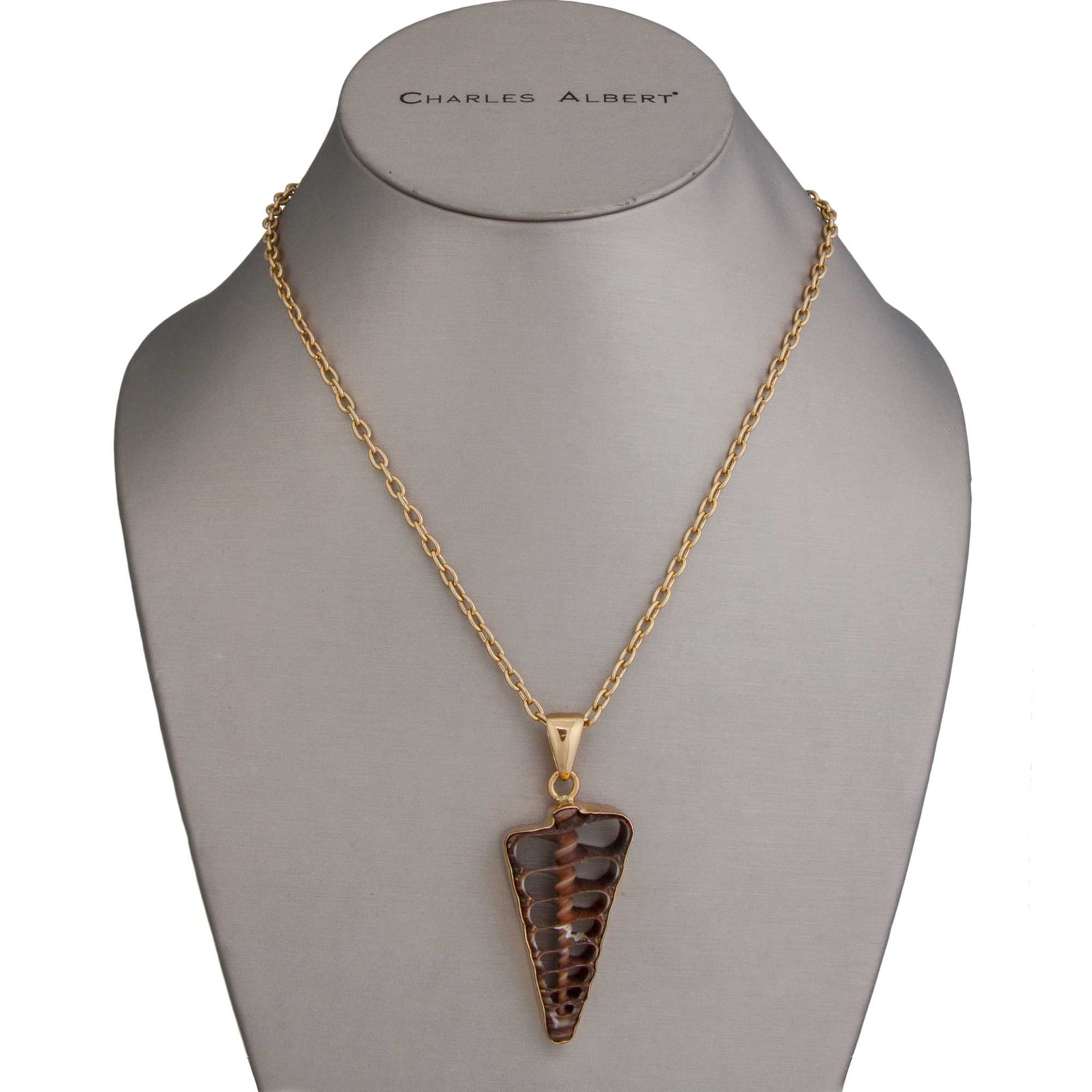 Alchemia Cerithium Telescopium Shell Pendant | Charles Albert Jewelry
