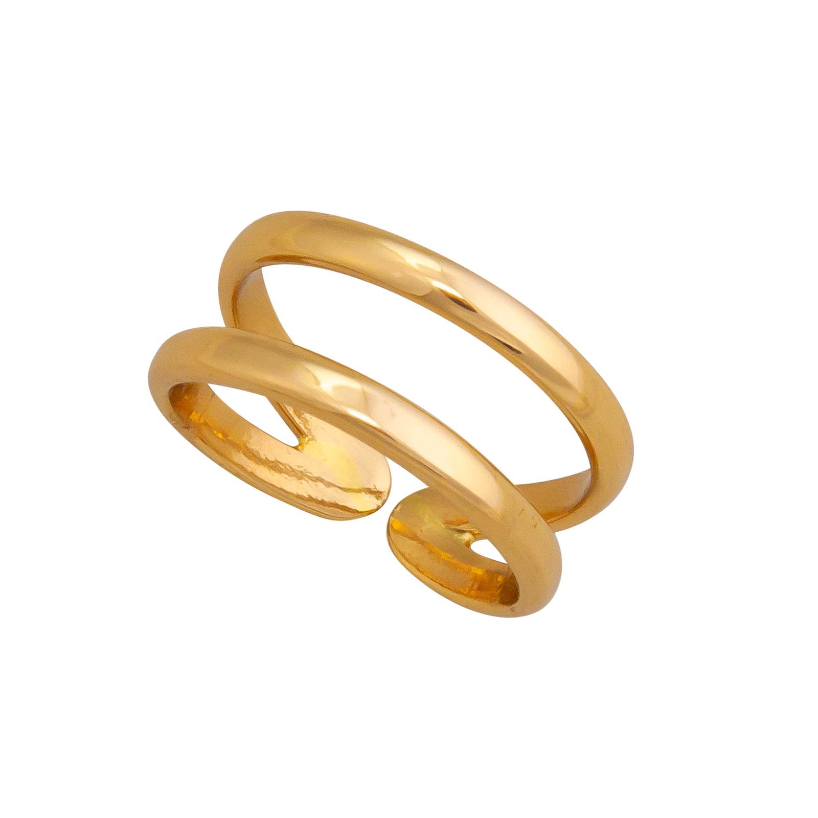 Alchemia Double Band Adjustable Ring | Charles Albert Jewelry