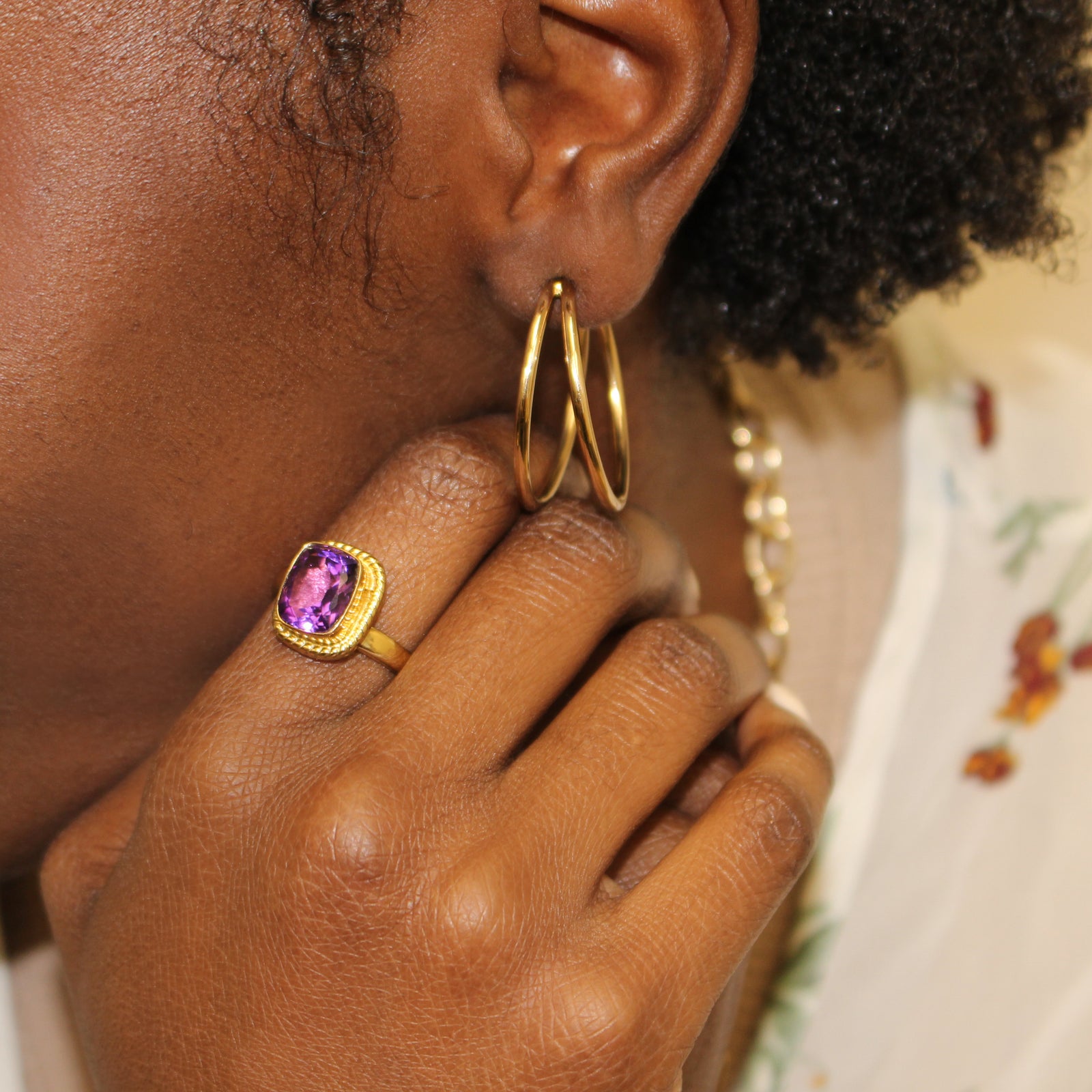 Alchemia Double Hoop Earrings | Charles Albert Jewelry