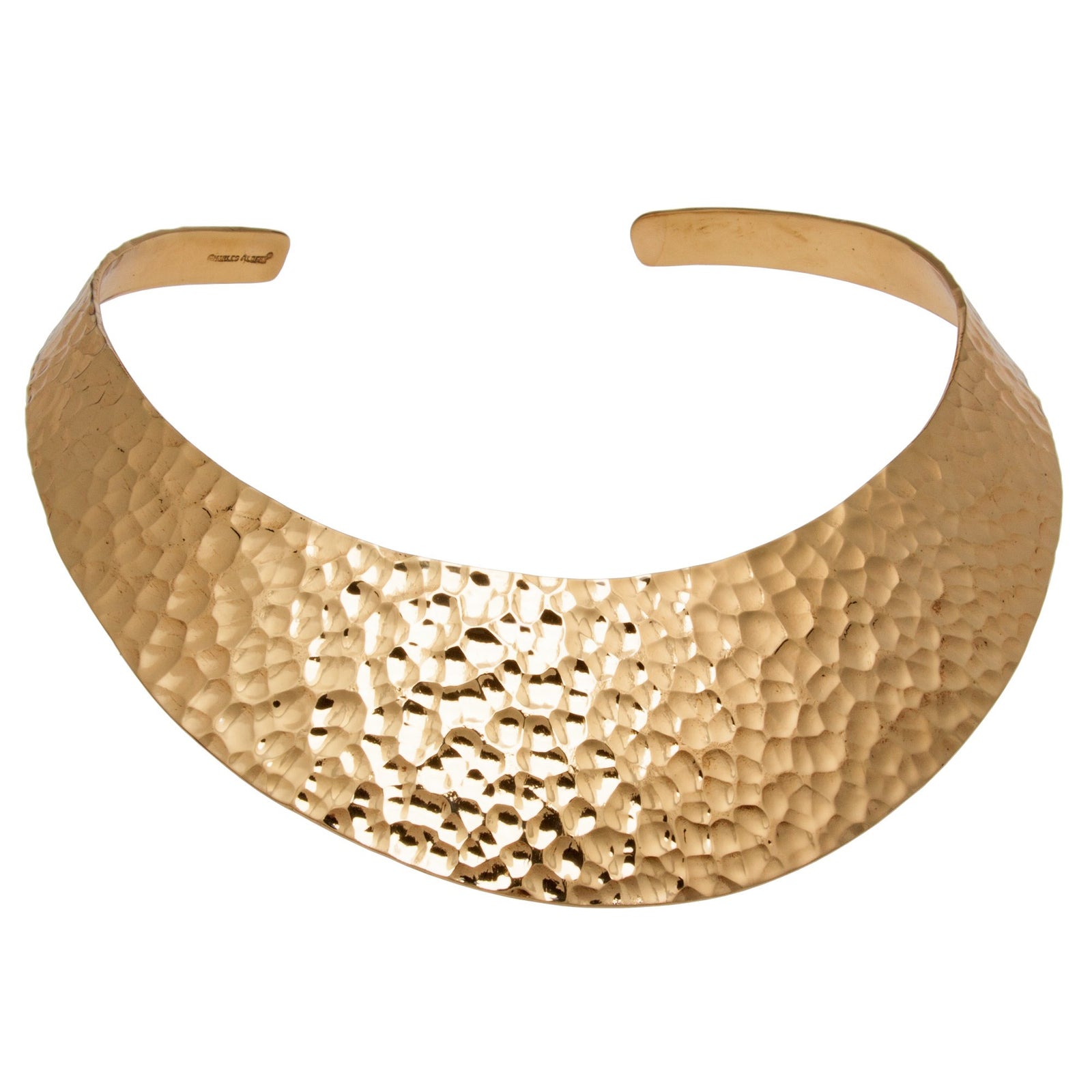 Alchemia Hammered Wide Collar | Charles Albert Jewelry