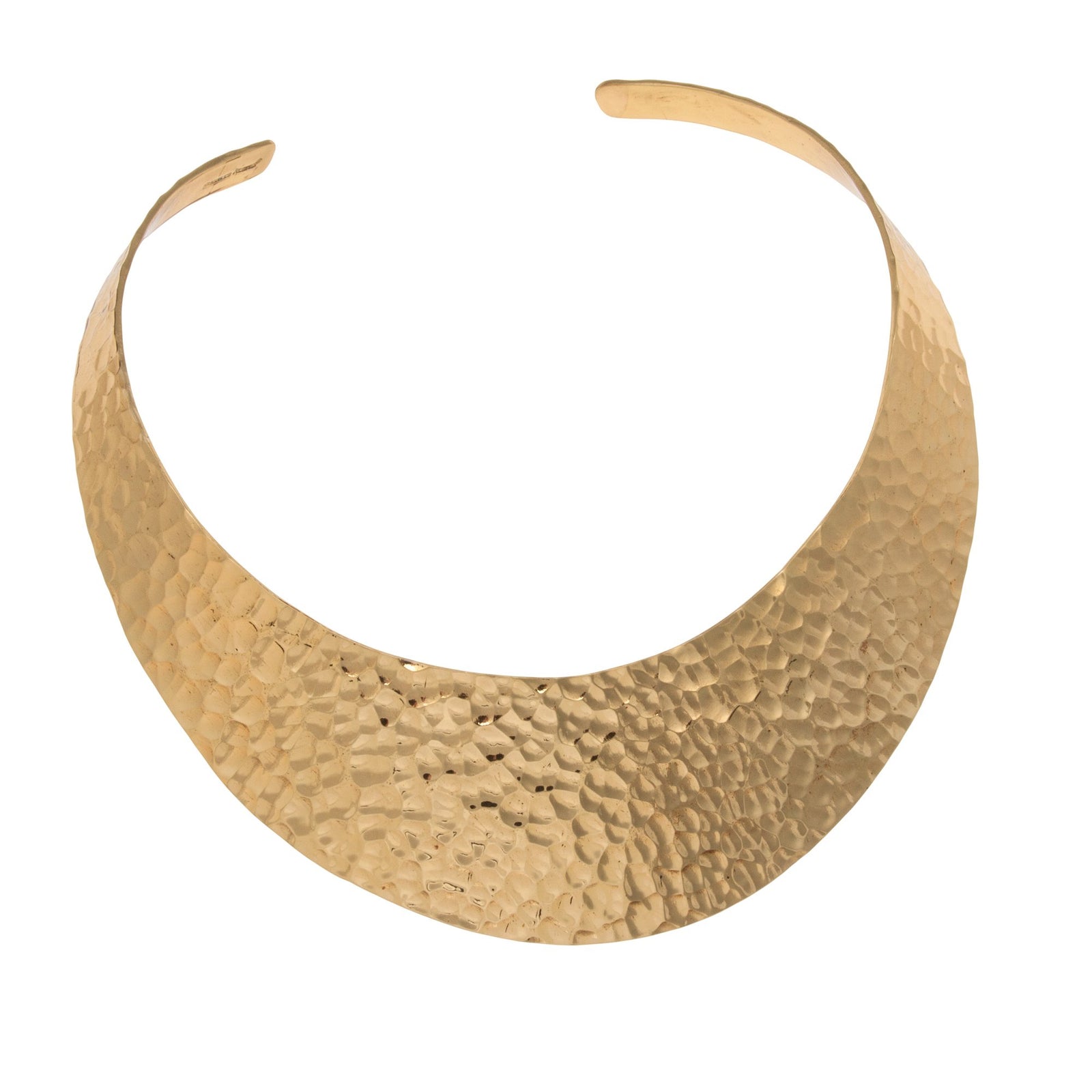 Alchemia Hammered Wide Collar | Charles Albert Jewelry