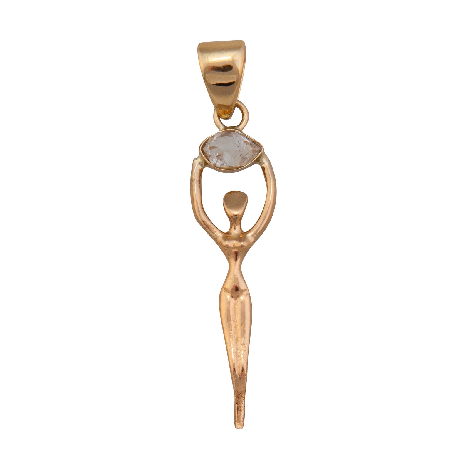 Alchemia Herkimer Diamond Goddess Pendant | Charles Albert Jewelry