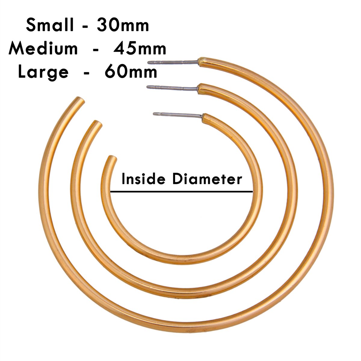 Alchemia High Polish Hoop Post Earrings | Charles Albert Jewelry