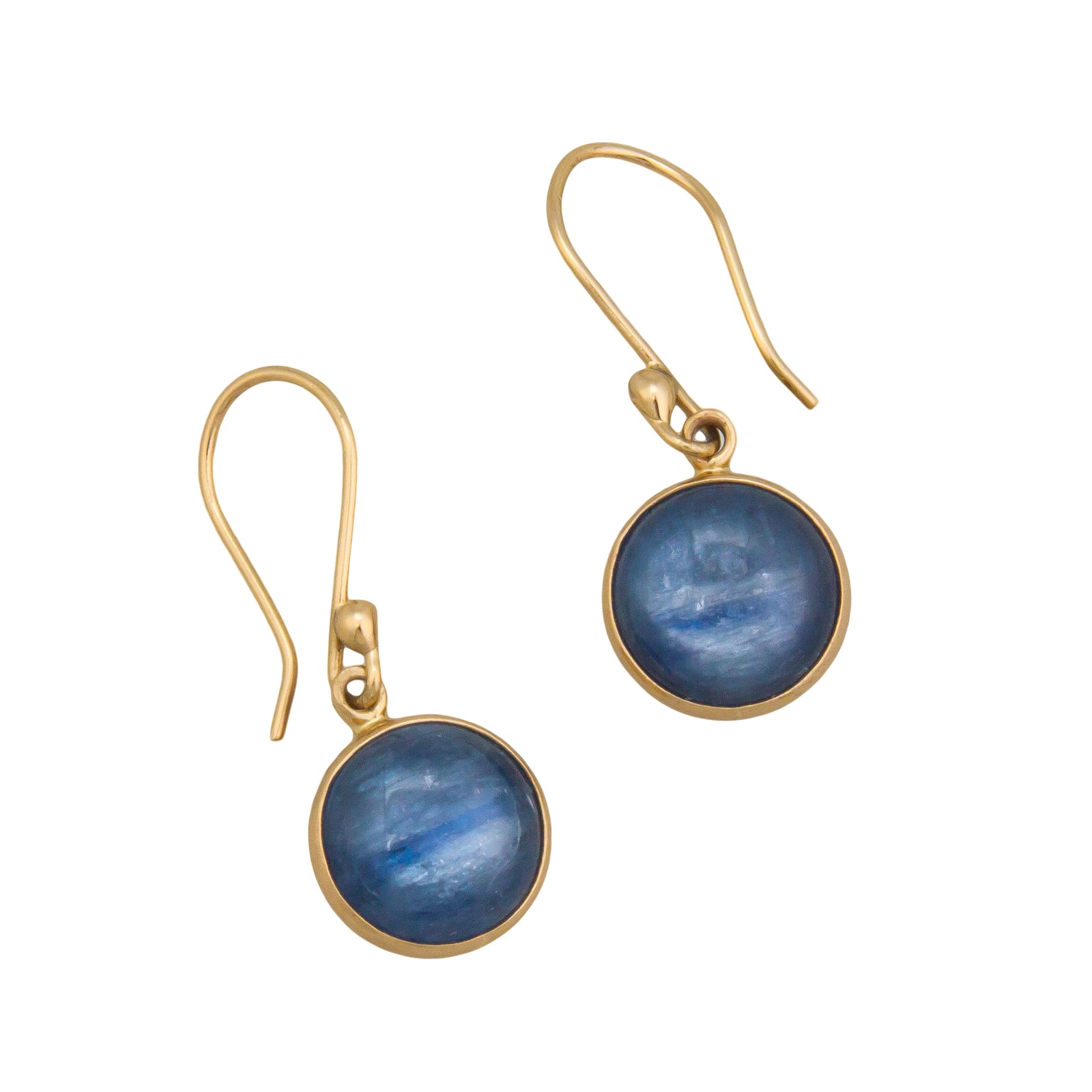 Alchemia Kyanite Round Drop Earrings | Charles Albert Jewelry