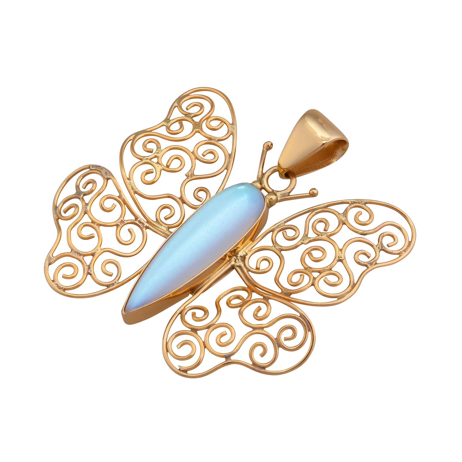 Alchemia Luminite Butterfly Pendant | Charles Albert Jewelry