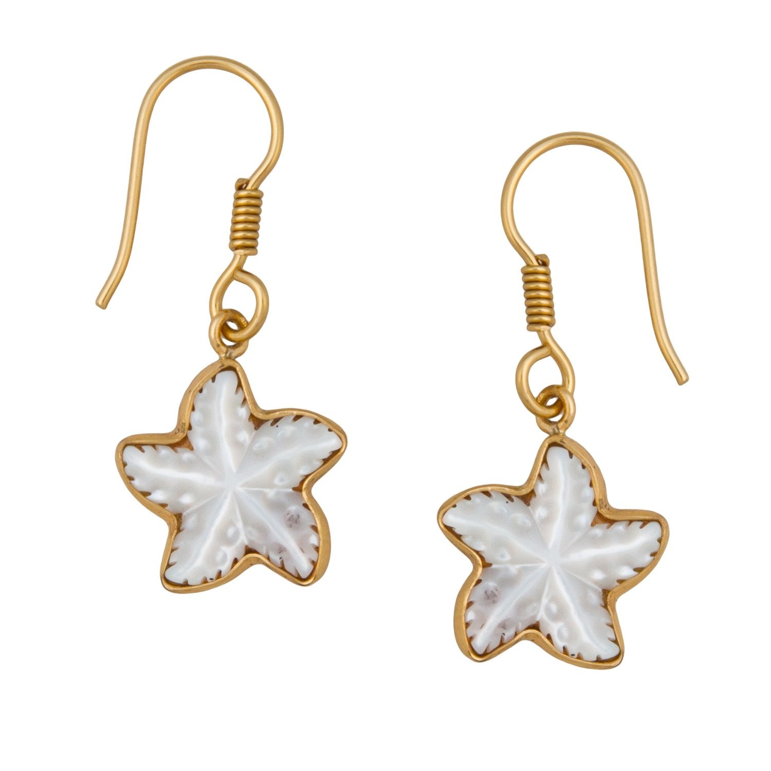 Alchemia Mother Of Pearl Starfish Drop Earrings | Charles Albert Jewelry