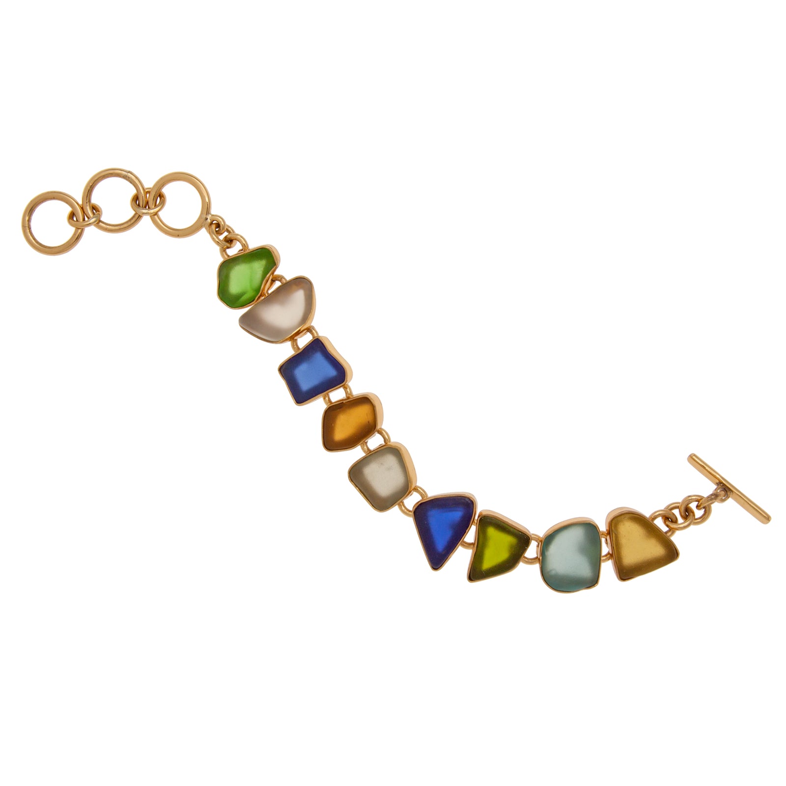 Alchemia Multi Color Recycled Glass Bracelet | Charles Albert Jewelry