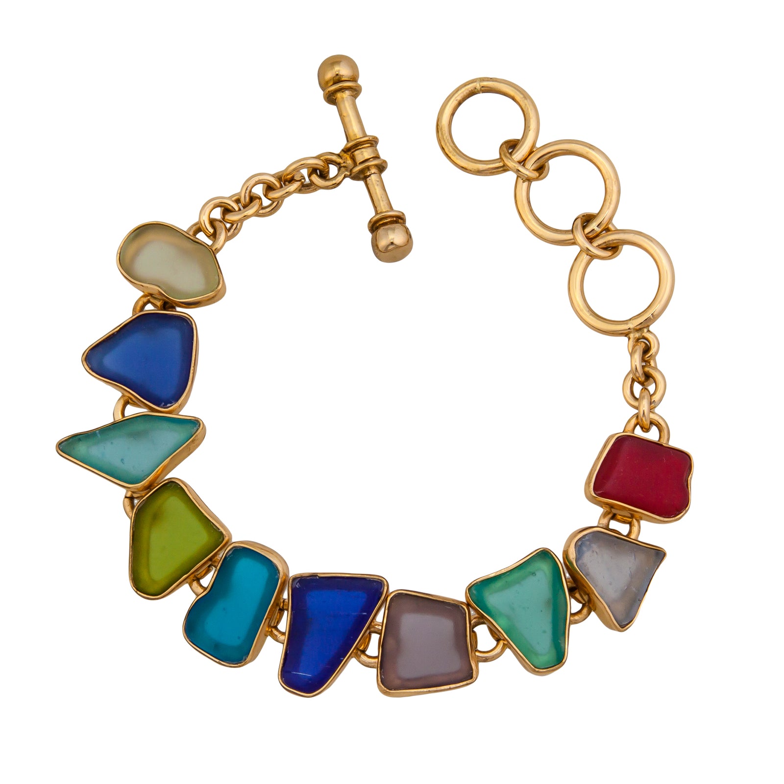 Alchemia Multi Color Recycled Glass Bracelet | Charles Albert Jewelry
