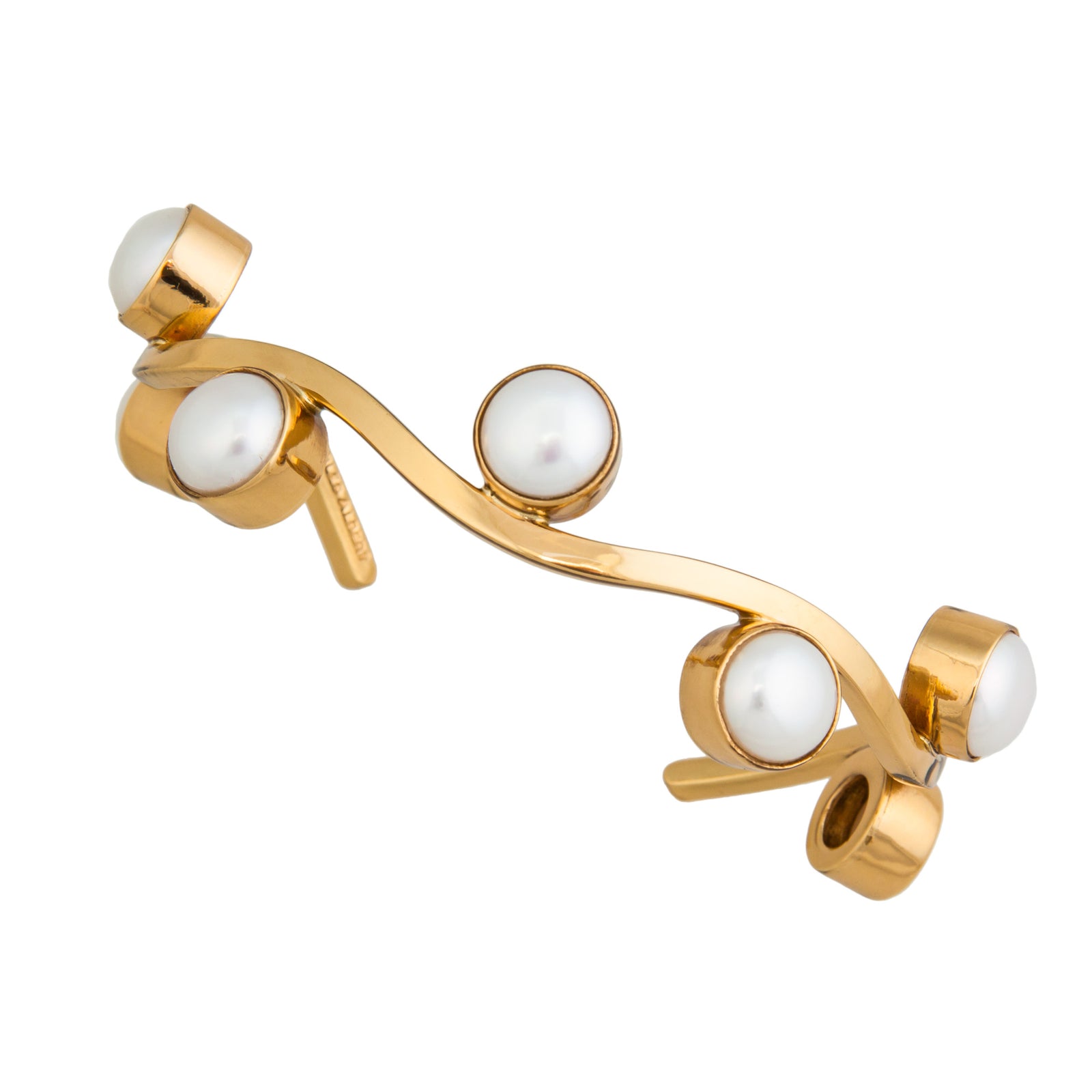Alchemia Pearl Wave Cuff | Charles Albert Jewelry