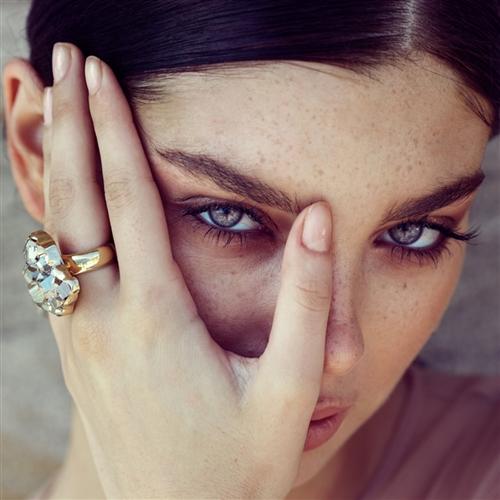 Alchemia Pyrite Adjustable Ring | Charles Albert Jewelry