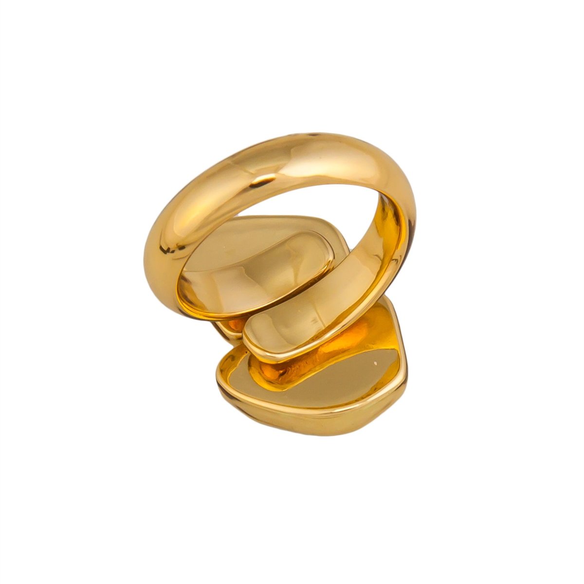 Alchemia Recycled Glass Bypass Adjustable Ring | Charles Albert Jewelry