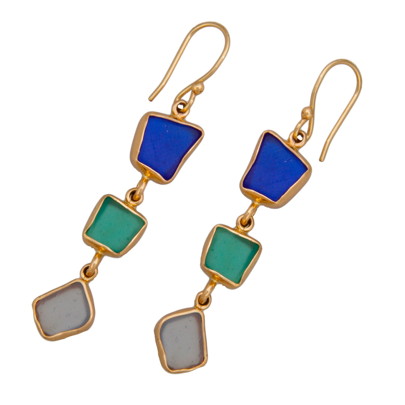 Alchemia Recycled Multi-Color Glass Earrings | Charles Albert Jewelry