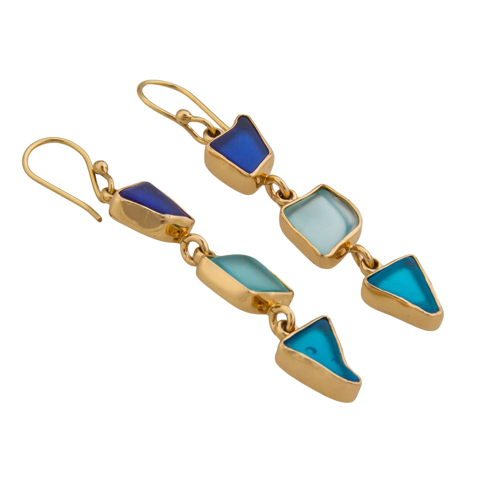 Alchemia Recycled Multi-Color Glass Earrings | Charles Albert Jewelry
