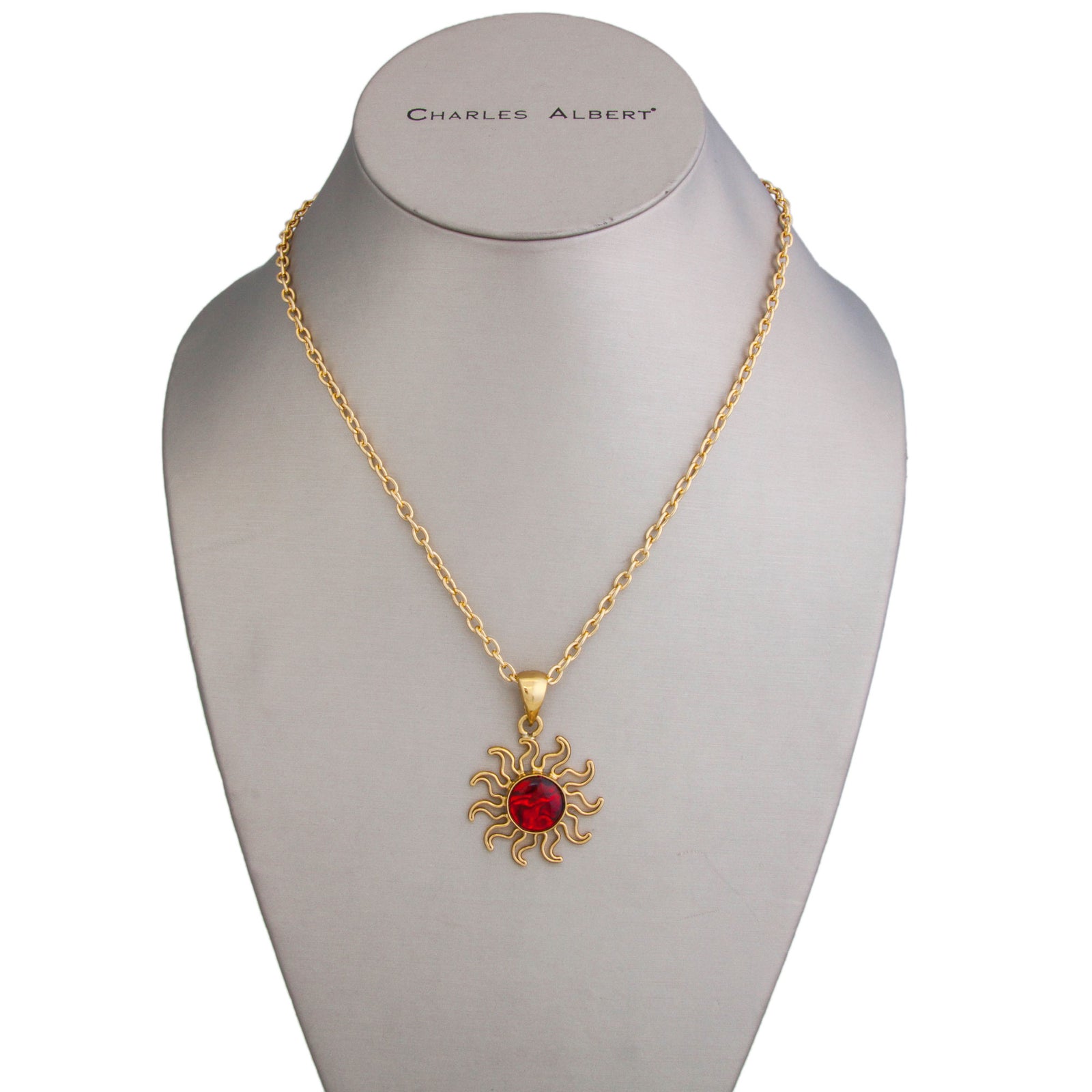 Alchemia Red Abalone Sun Pendant | Charles Albert Jewelry