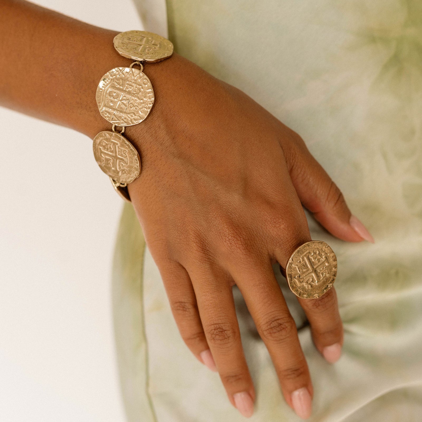 Alchemia Replica Treasure Coin Bracelet | Charles Albert Jewelry