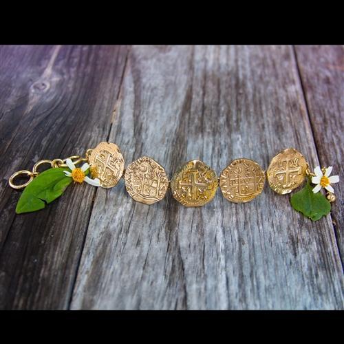 Alchemia Replica Treasure Coin Bracelet | Charles Albert Jewelry