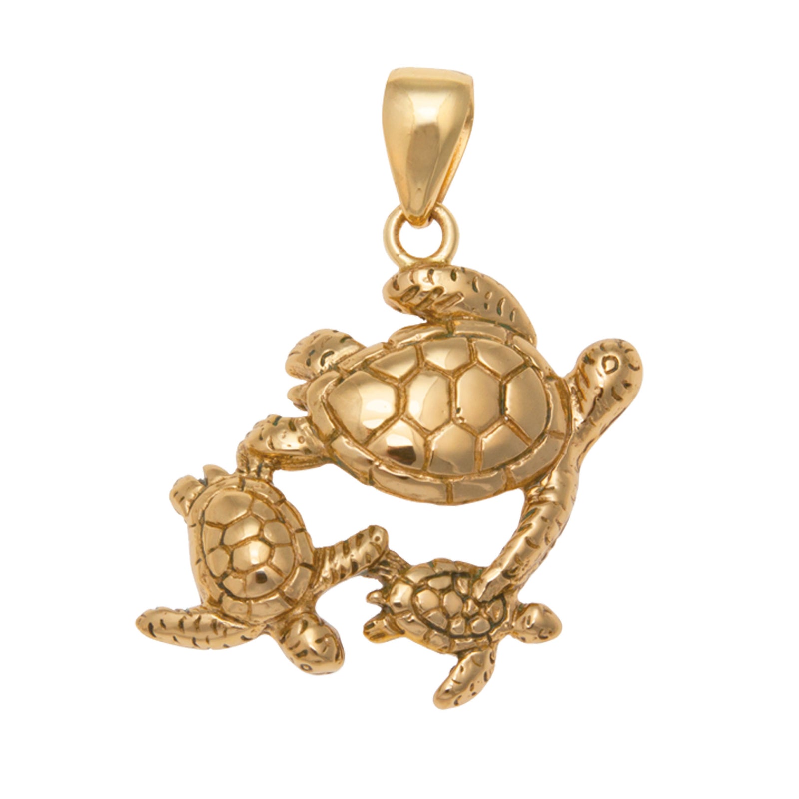 Alchemia Sea Turtle Family Pendant | Charles Albert Jewelry