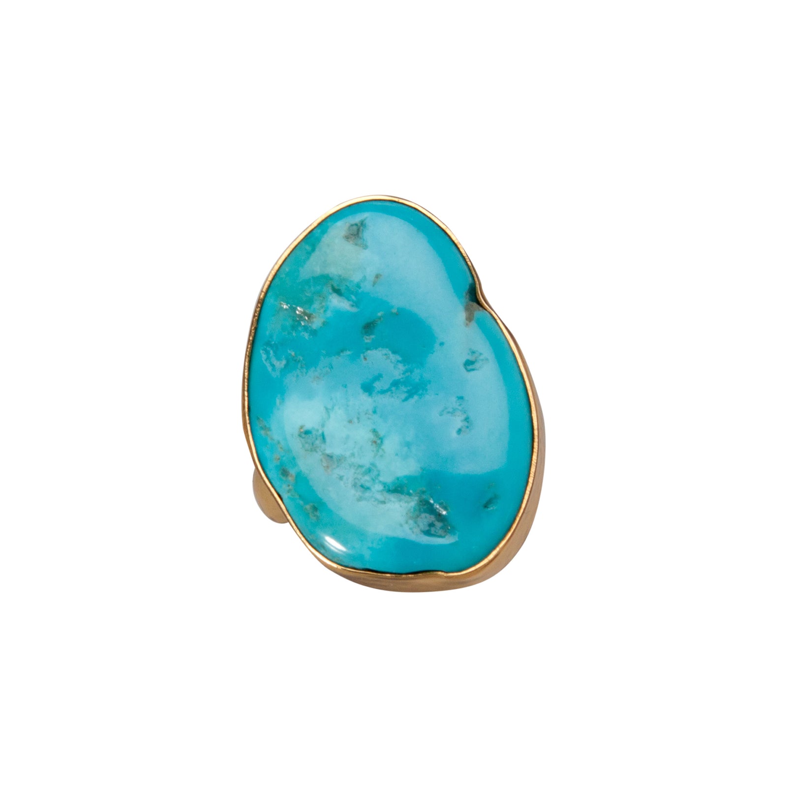 Alchemia Sleeping Beauty Turquoise Freeform Ring | Charles Albert Jewelry