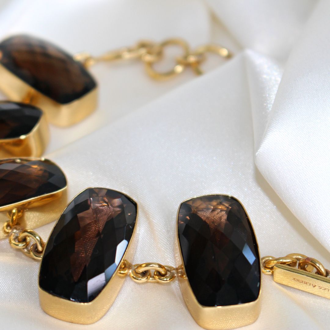 Alchemia Smokey Quartz Rectangle Bracelet | Charles Albert Jewelry