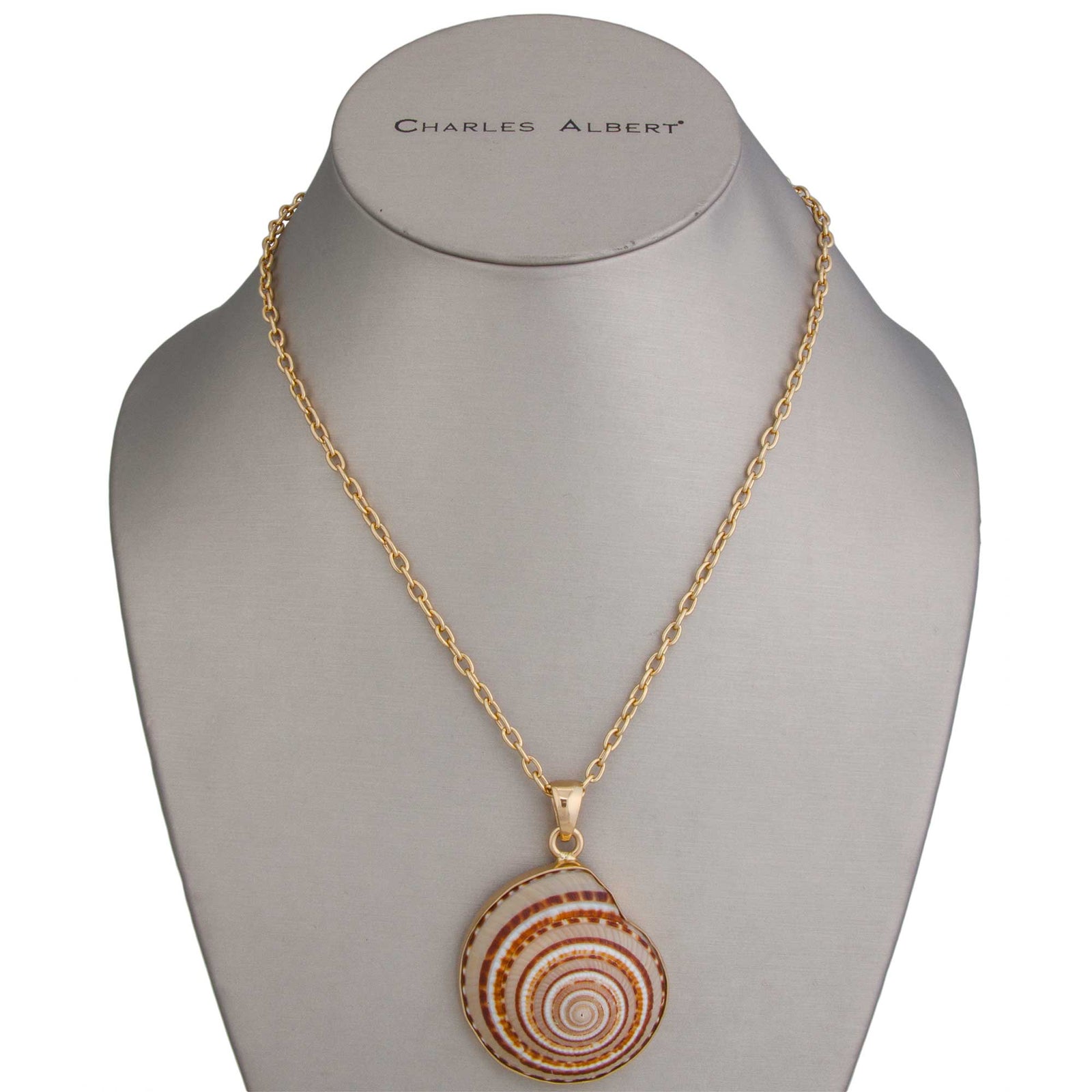 Alchemia Sundial Shell Pendant | Charles Albert Jewelry
