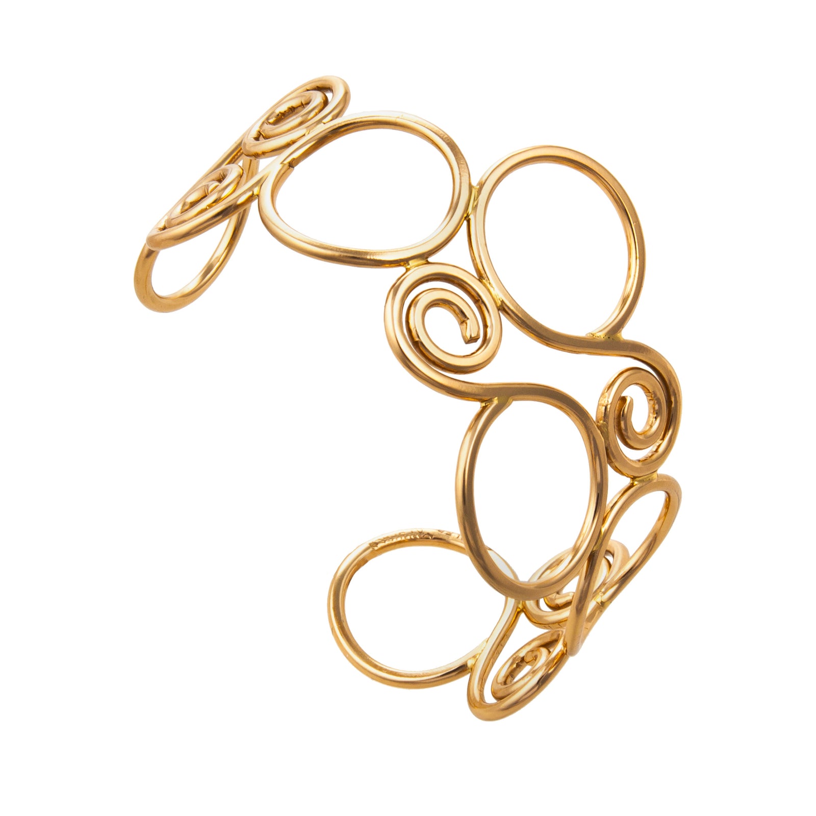 Alchemia Swirl Cuff | Charles Albert Jewelry