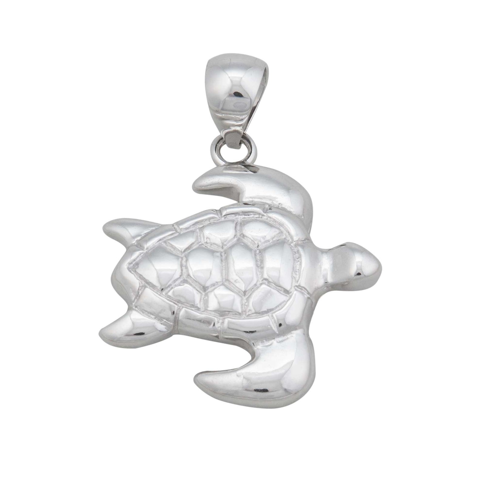 Sterling Silver Sea Turtle Pendant | Charles Albert Jewelry