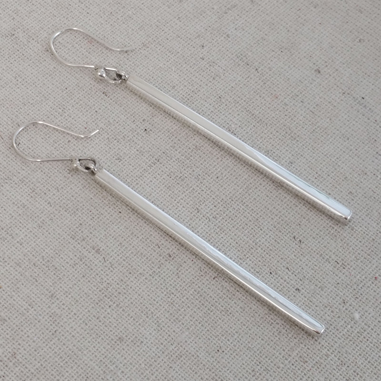 Sterling Silver Stick Drop Earrings | Charles Albert Jewelry