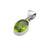 Sterling Silver Lab Created Peridot Oval Pendant | Charles Albert Jewelry