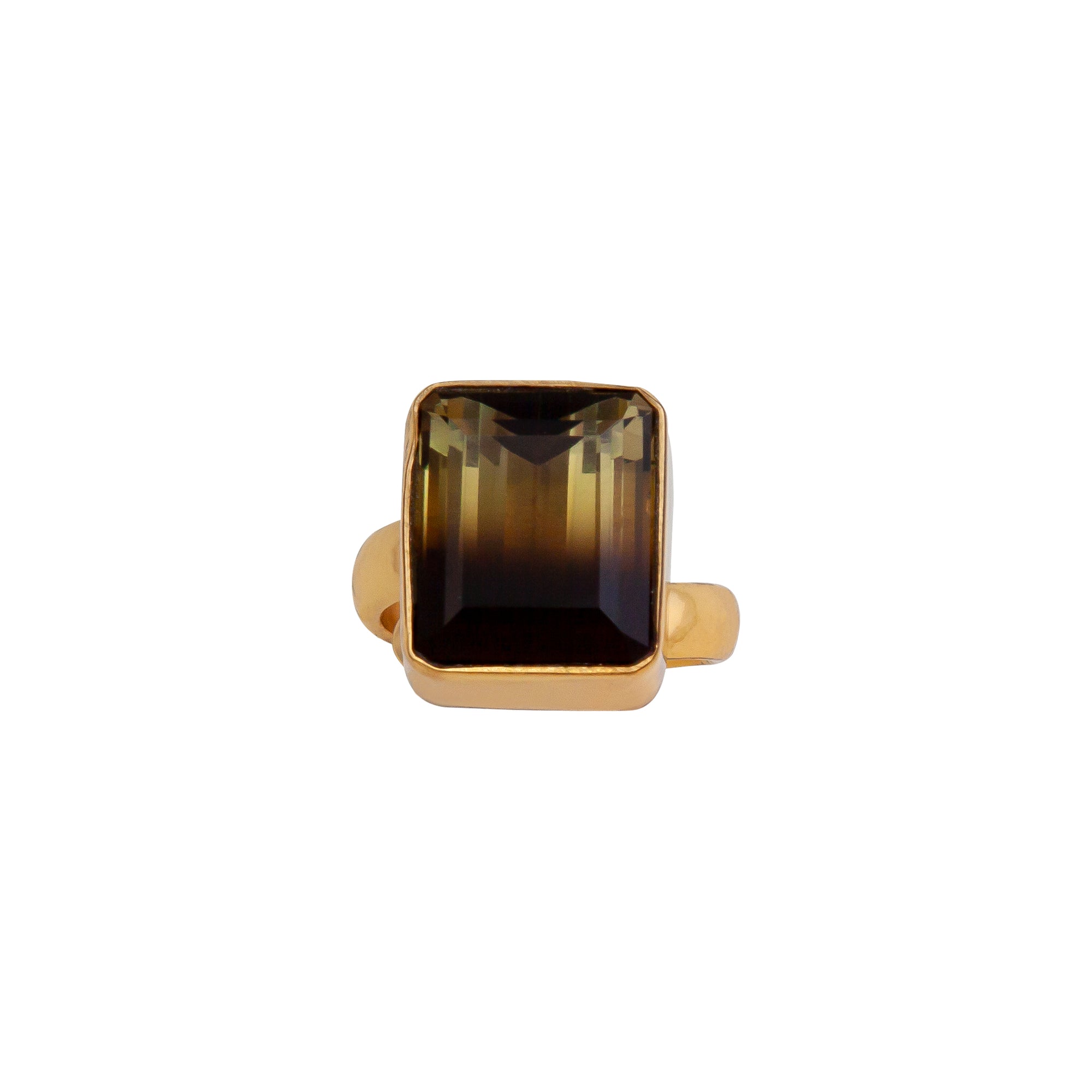 Alchemia Bi-Color Quartz Adjustable Ring | Charles Albert Jewelry