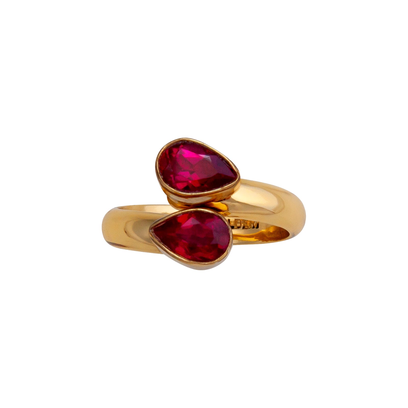 Alchemia Lab Ruby Bypass Ring | Charles Albert Jewelry