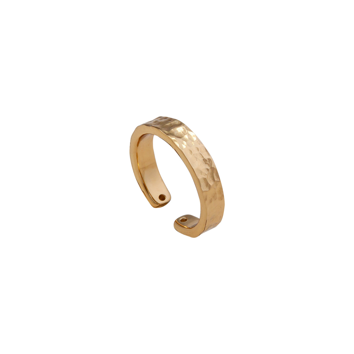 Alchemia Hammered Cuff Ring | Charles Albert Jewelry