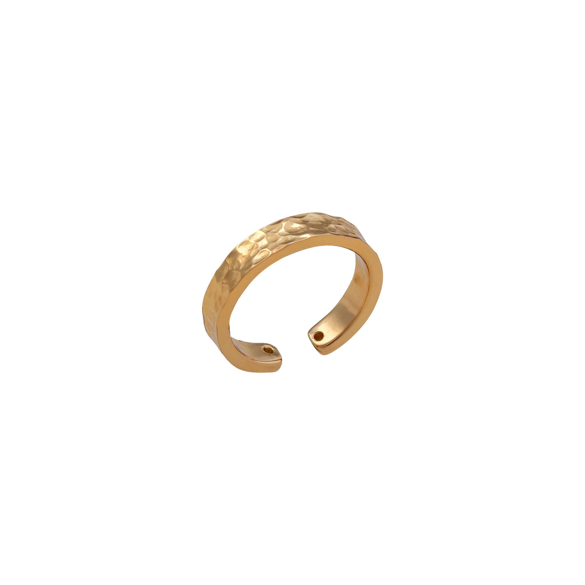 Alchemia Hammered Cuff Ring | Charles Albert Jewelry