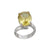 Sterling Silver Citrine Oval Prong Set Ring | Charles Albert Jewelry
