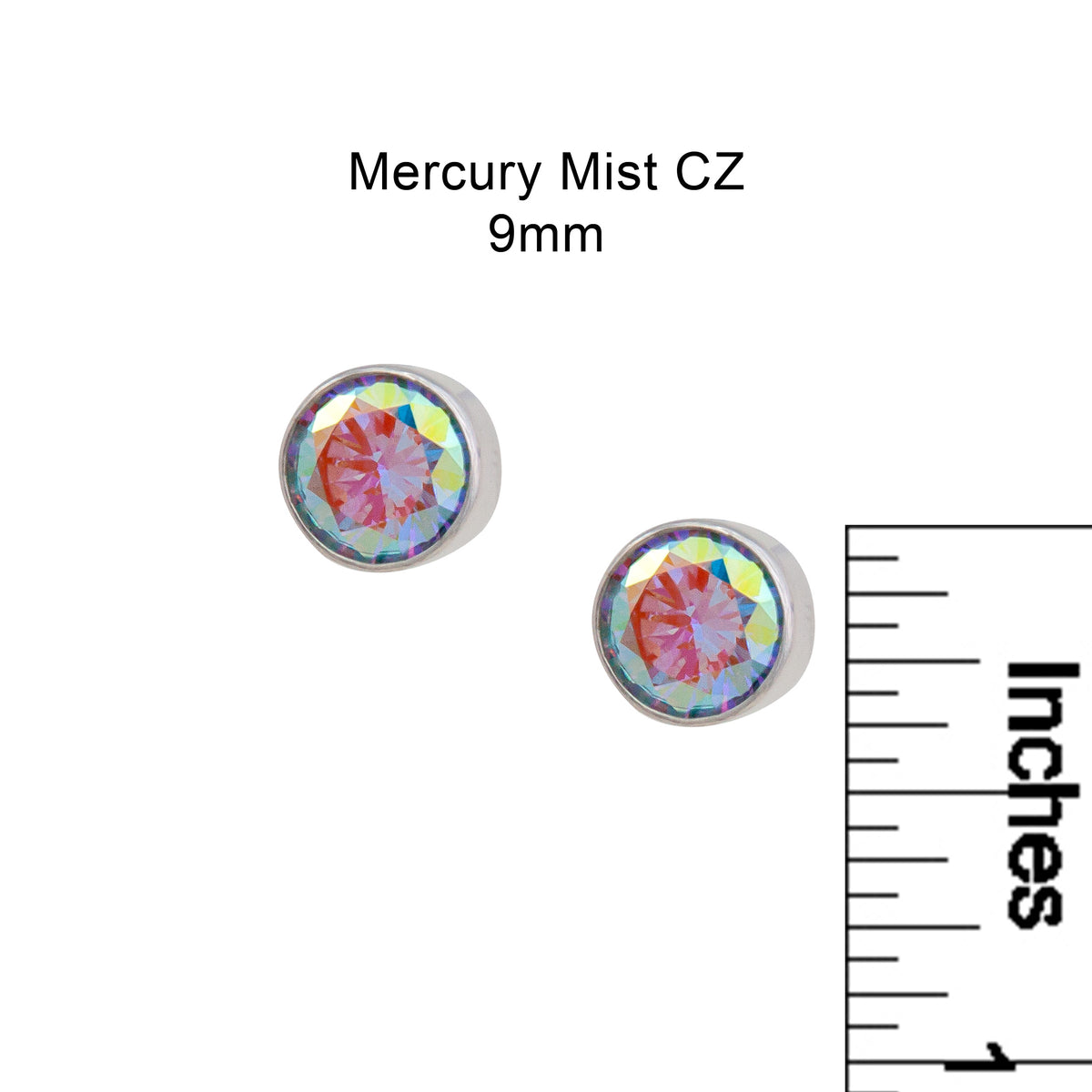 Sterling Silver Mercury Mist Post Earrings | Charles Albert Jewelry