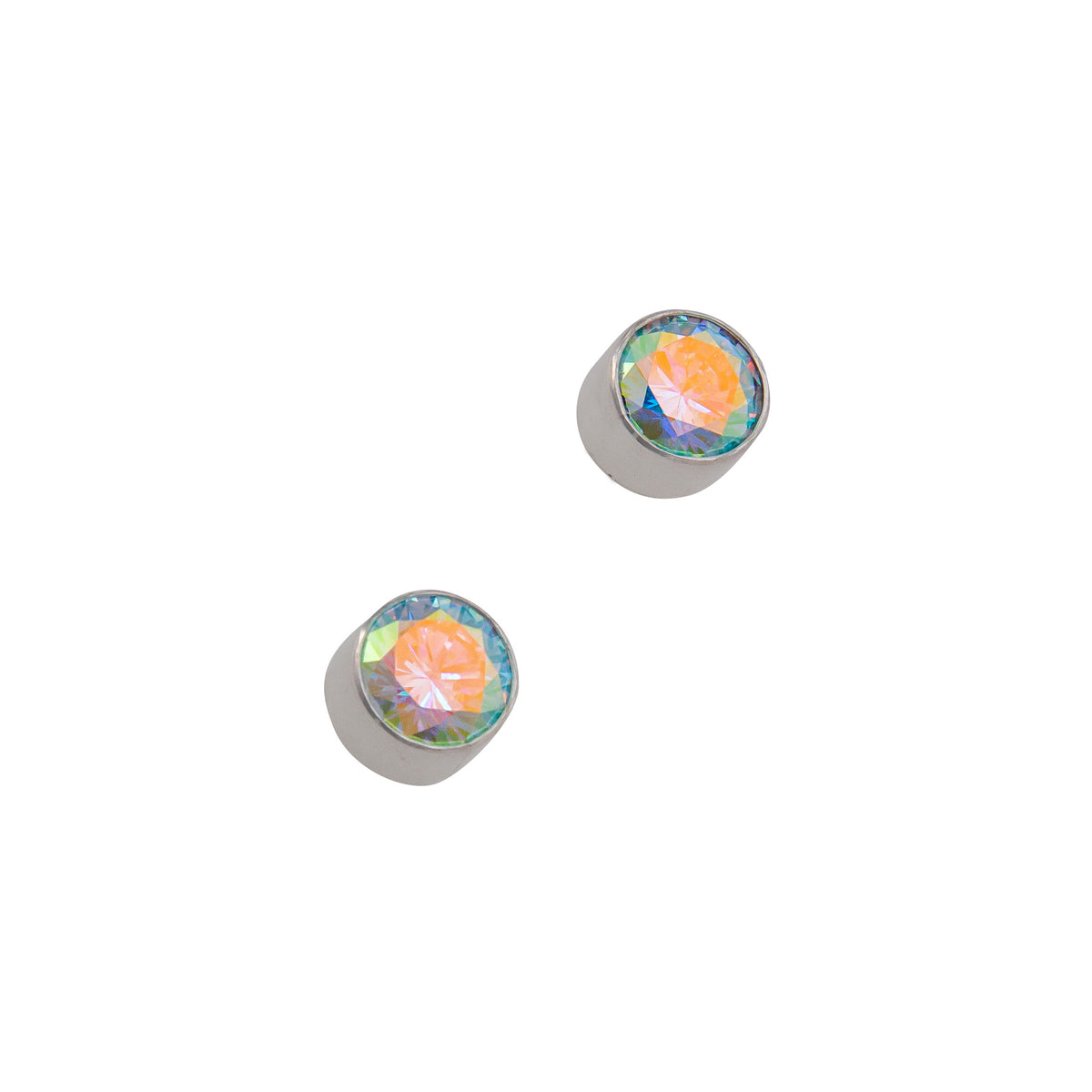 Sterling Silver Mercury Mist Post Earrings | Charles Albert Jewelry