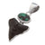 Sterling Silver Turquoise & Shark Tooth Pendant - Charles Albert Jewelry