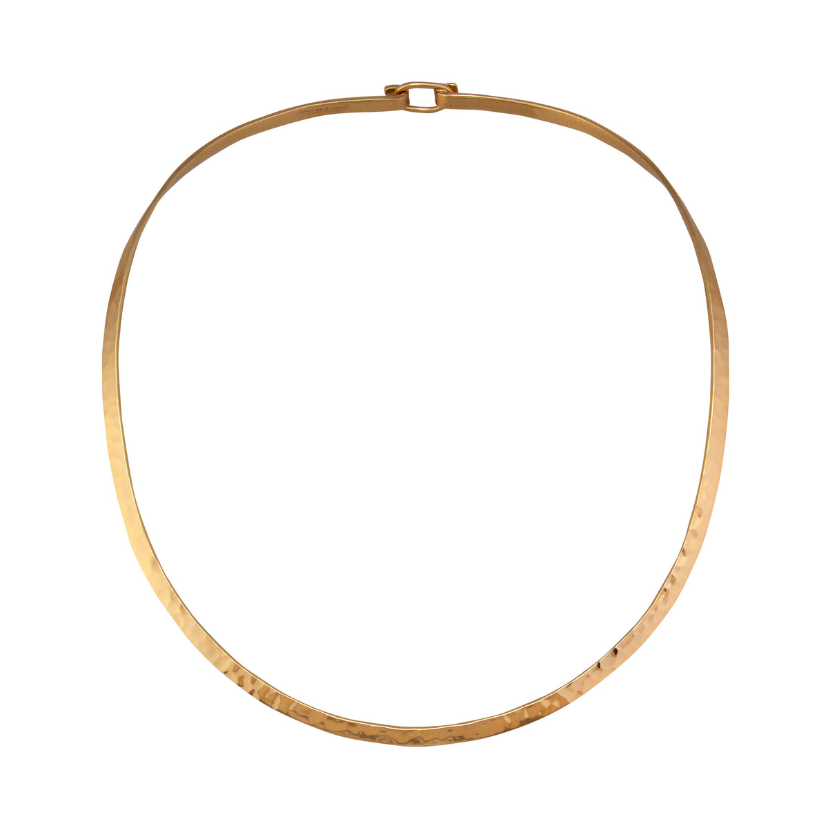 Alchemia Round Hammered Neckwire with Clasp | Charles Albert Jewelry