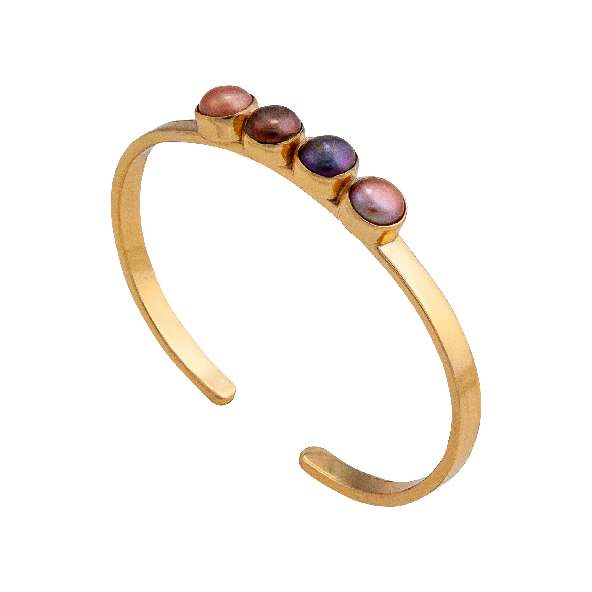 Alchemia Multi-Colored Pearl Mini Cuff | Charles Albert Jewelry