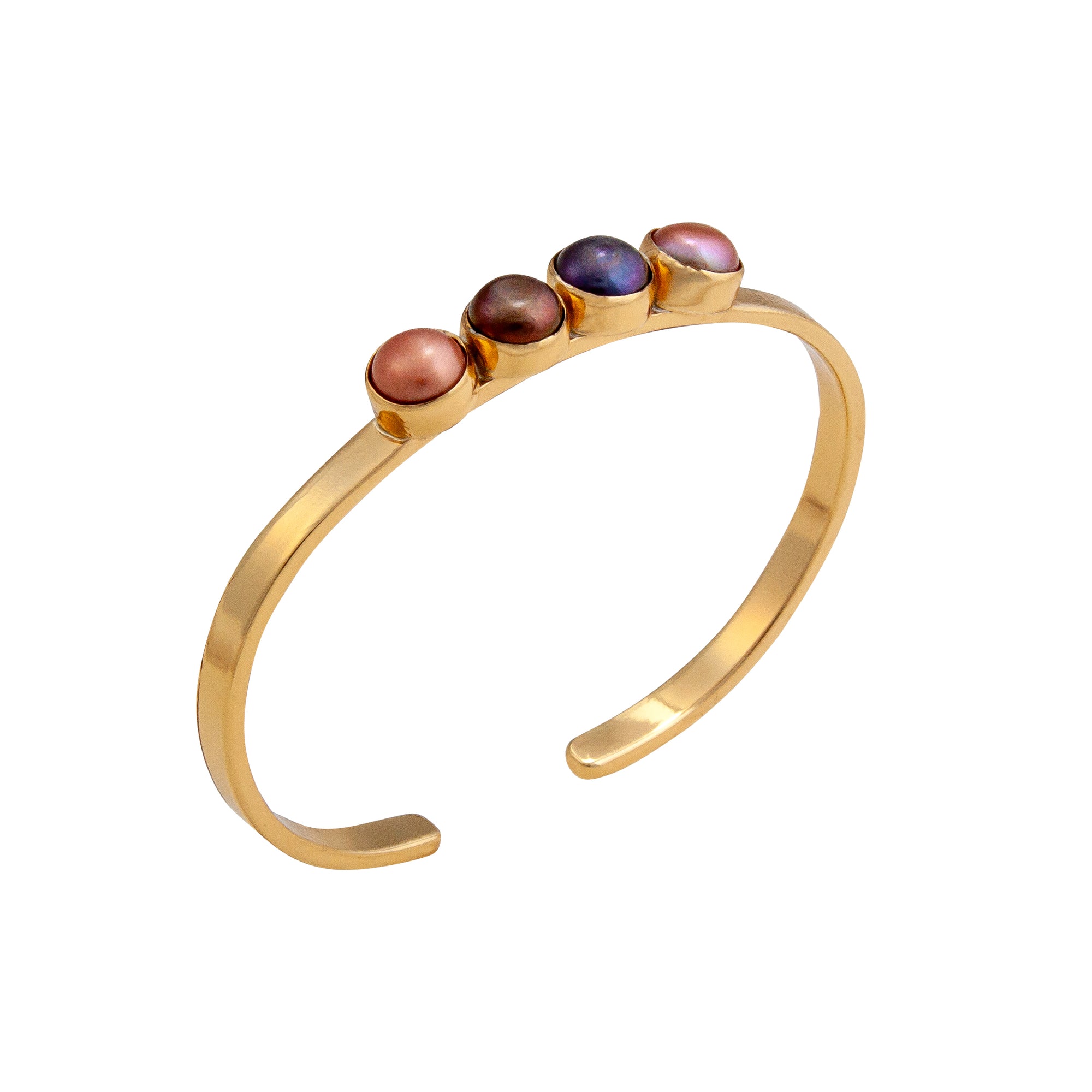 Alchemia Multi-Colored Pearl Mini Cuff | Charles Albert Jewelry