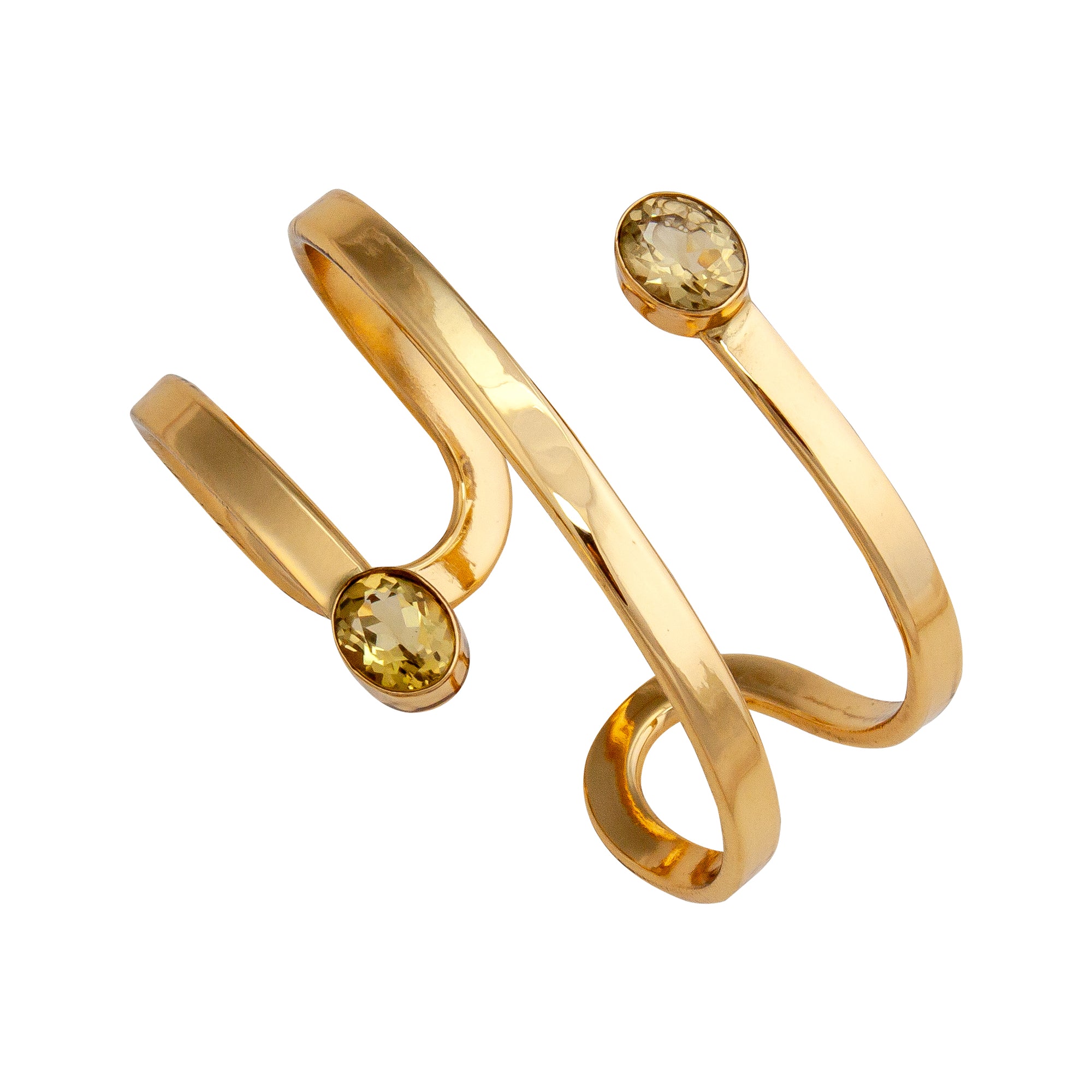 Alchemia Citrine Wrap Cuff | Charles Albert Jewelry