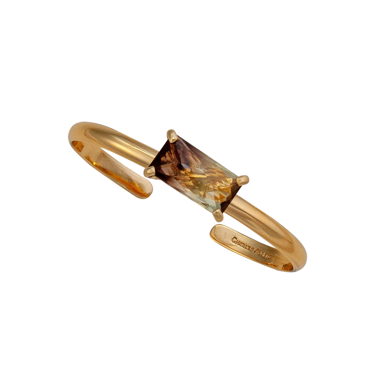 Alchemia Bi-Color Quartz Mini Cuff | Charles Albert Jewelry