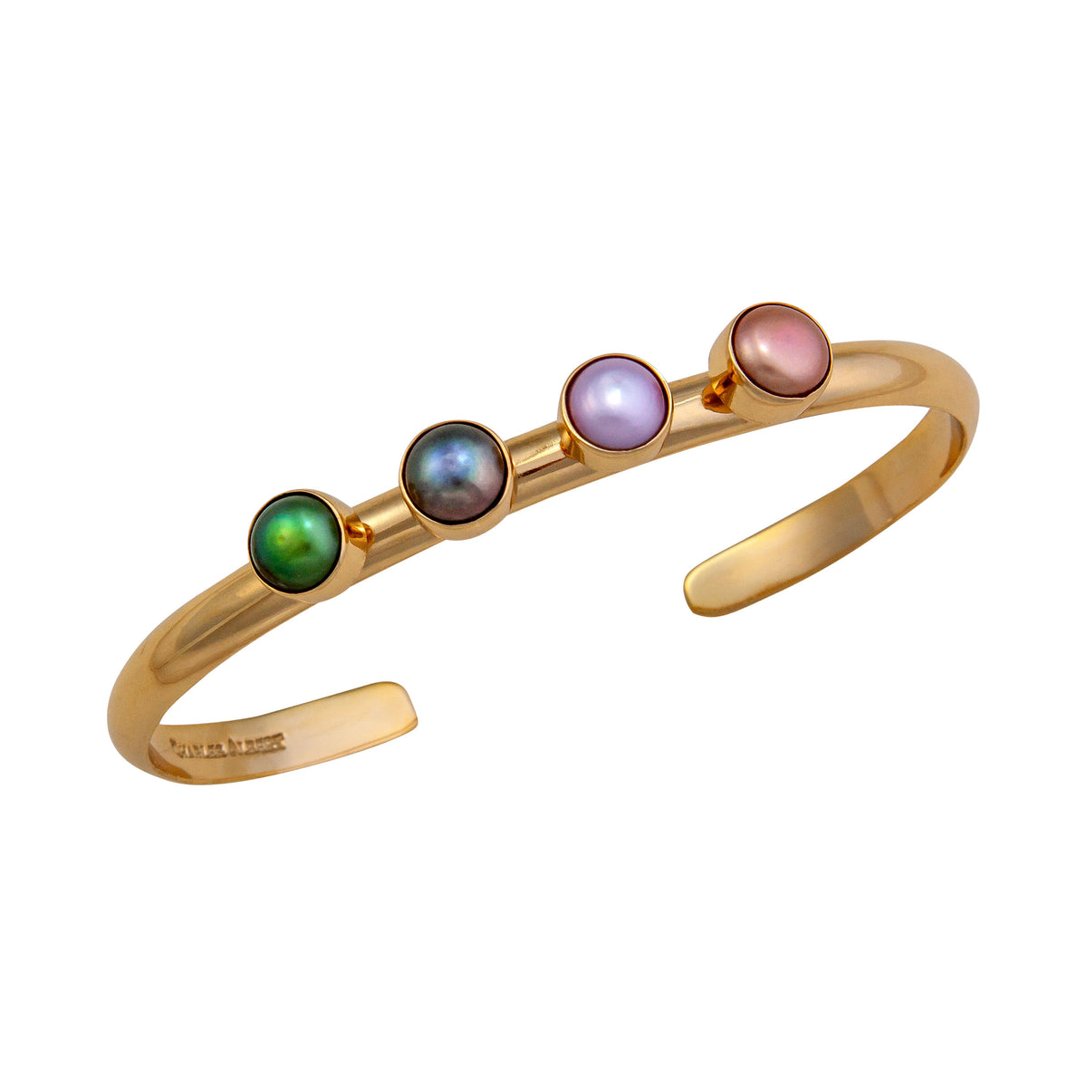 Alchemia Multi-Colored Pearl Mini Cuff | Charles Albert Jewelry