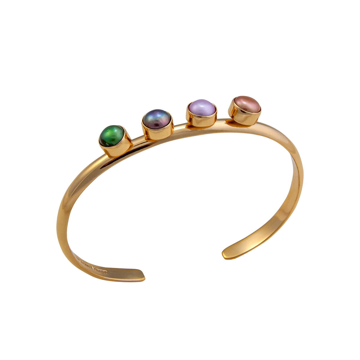 Alchemia Multi-Colored Pearl Mini Cuff | Charles Albert Jewelry