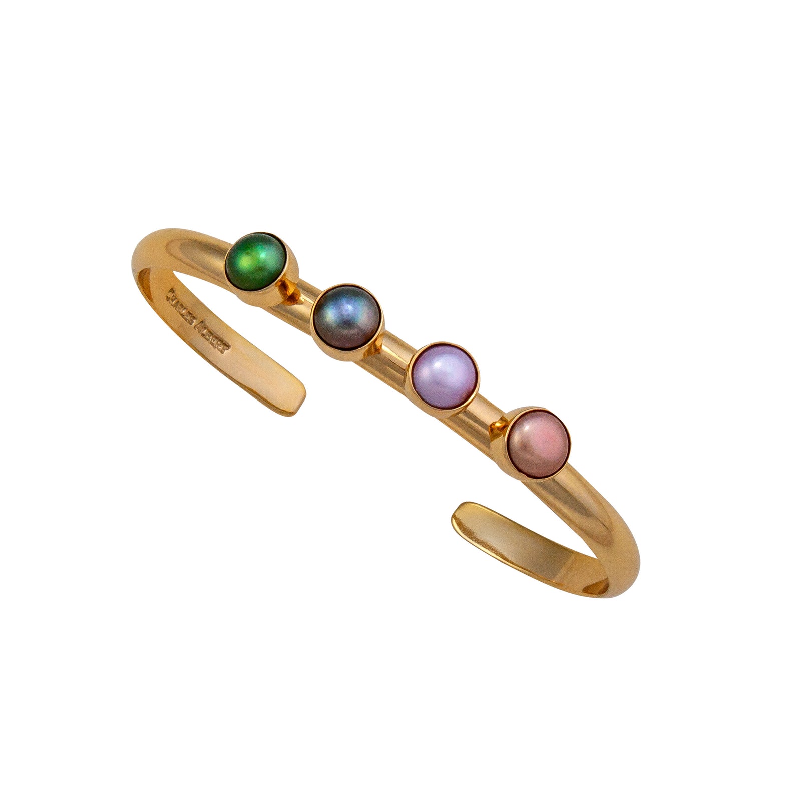 Alchemia Multi-Colored Pearl Mini Cuff | Charles Albert Jewelry
