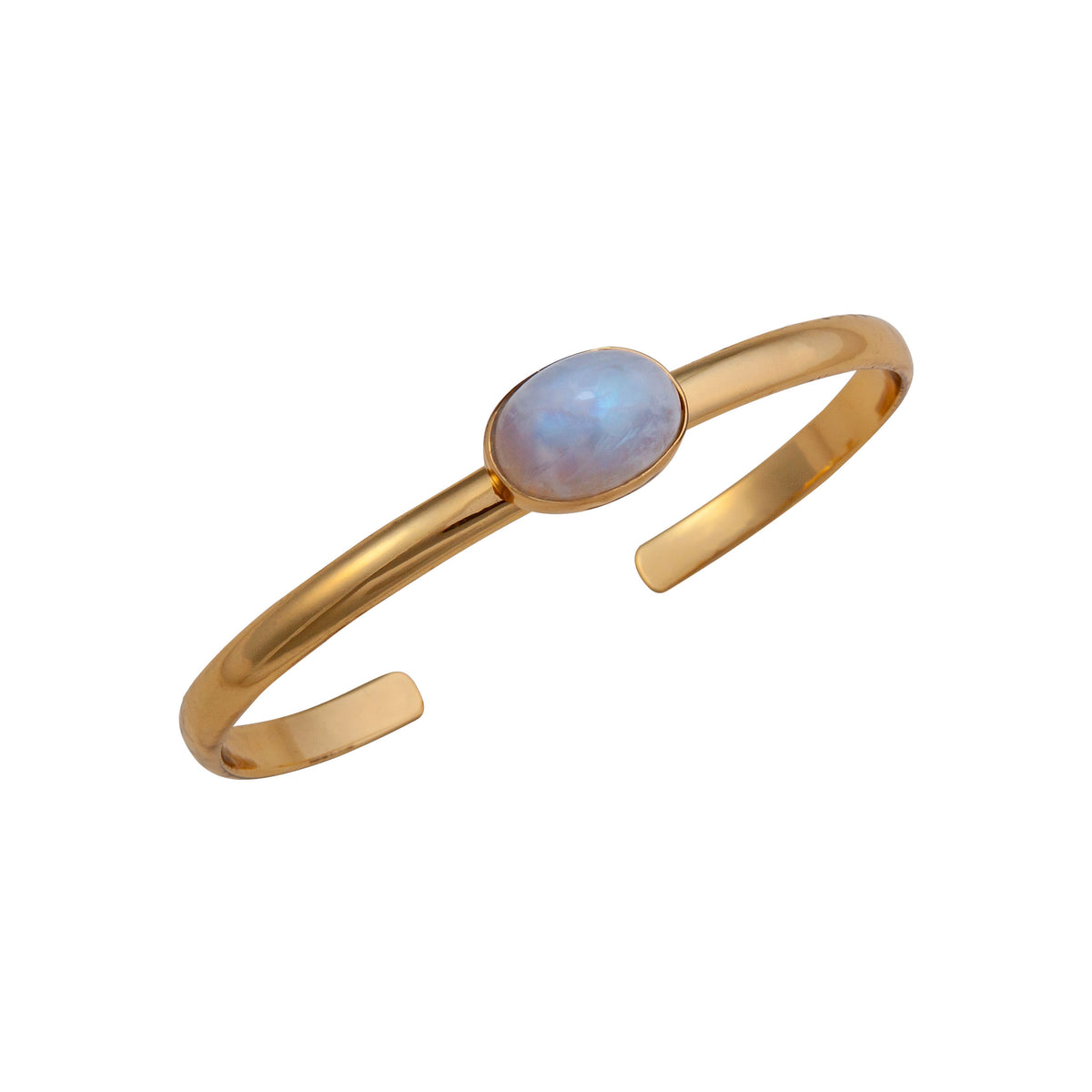 Alchemia Rainbow Moonstone Mini Cuff | Charles Albert Jewelry