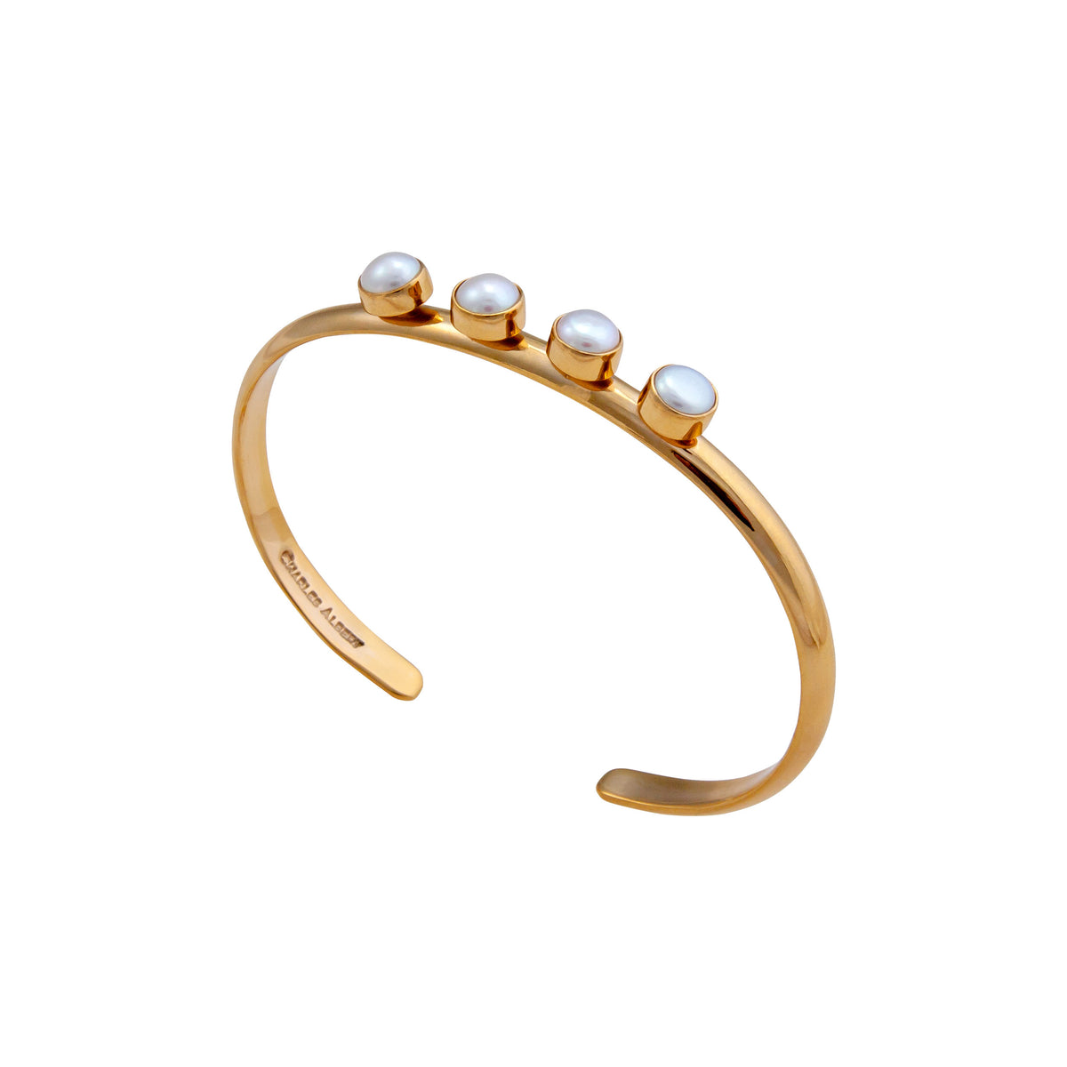 Alchemia Four-Pearl Mini Cuff | Charles Albert Jewelry
